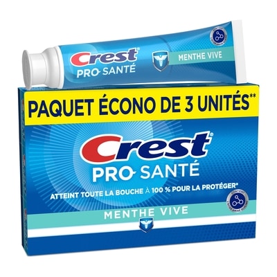Crest Dentifrice Pro Health menthe pure, pack de 3 390 ml, 3,07 $/100ml