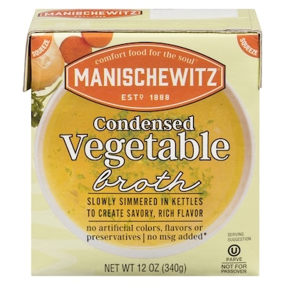Manischewitz Condensed Vegetable Broth 340 g, $1.41/100g