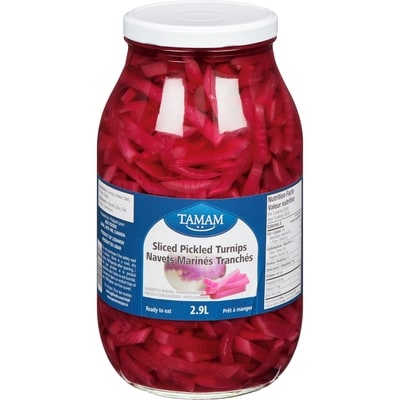 Tamam Sliced Pickled Turnips 3 kg, $0.45/100g