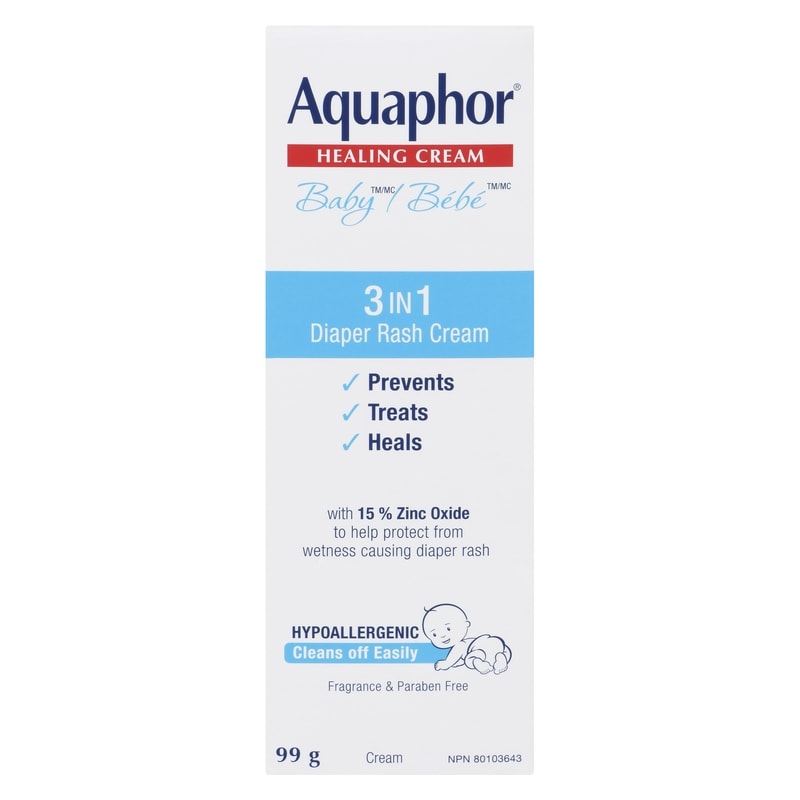 Aquaphor Baby 3 In 1 Diaper Rash Cream