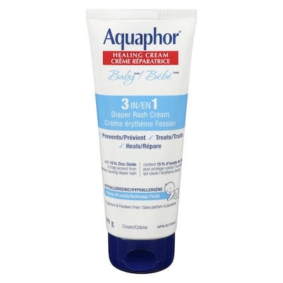 Eucerin Aquaphor baby crème 3 en 1 l'érythème fessier 99 g, 10,72 $/100g