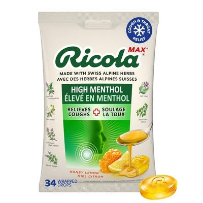 Ricola Menthol Centres Cough Drops 34 count 34 ea, $0.24/1ea