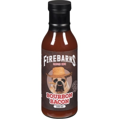 Fire Barns Sauce bbq bourbon bacon 350 ml, 2,00 $/100ml