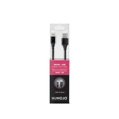null Numojo 10Ft Micro USB Cable 1 ea, $9.00/1ea