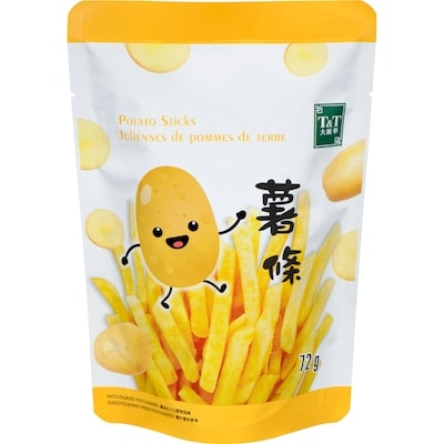 T&T Juliennes de pommes de terre 72 g, 2,76 $/100g