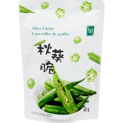 T&T Okra Crisps 60 g, $5.48/100g