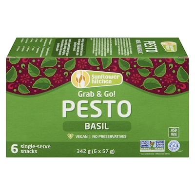 Sunflower Kitchen Pesto Basil 342 g, $2.13/100g
