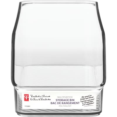 President's Choice Narrow Open Pantry Bin 1 ea, $10.50/1ea