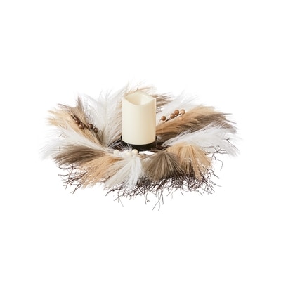 null 12-inch Light Up  Harvest  Centerpiece  Twigs & Grasses 1 ea, $25.00/1ea