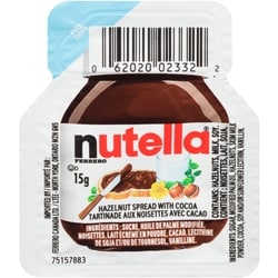 Nutella Paquets de portions 120 ea, 41,99 $/1ch