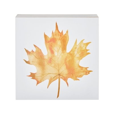 null 8-inch Fall Wall Art Décor -  Maple Leaf  1 ea, $6.00/1ea