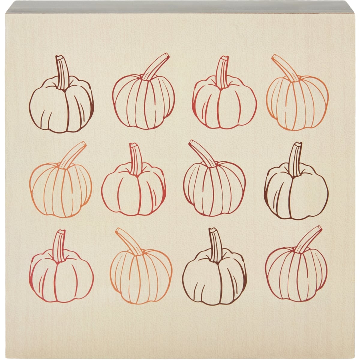 null Décoration murale d’automne de 8 po, citrouilles pâles 1 ea, 3,50 $/1ch