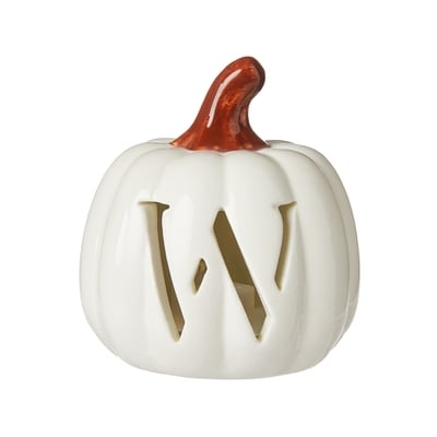 null Citrouille lumineuse avec monogramme – lettre W 1 ea, 5,00 $/1ch