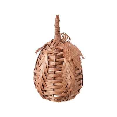 null 6-inch Light up Herringbone Pumpkin -Dark  Ratten  1 ea, $9.00/1ea