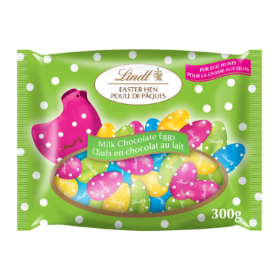 Lindt Easter Hen Milk Chocolate Eggs, Bag 300 g, $4.66/100g