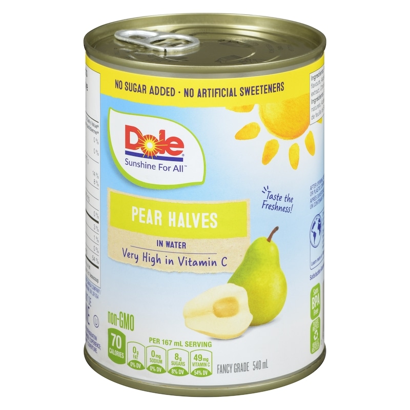 Pear Halves In Water