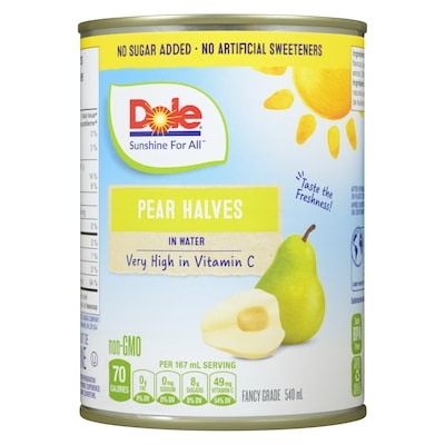 Pear Halves In Water