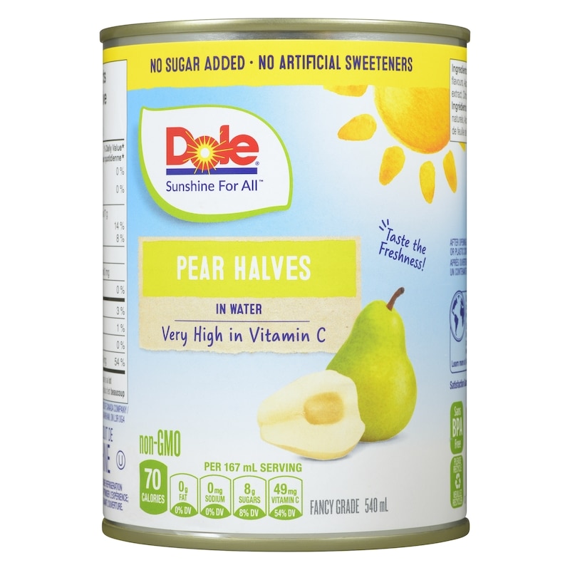 Pear Halves In Water