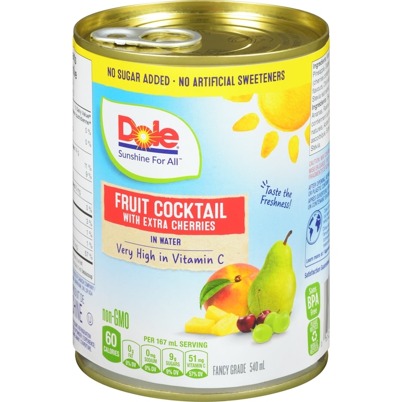 Fruit Cocktail With Extra Cherries In Water