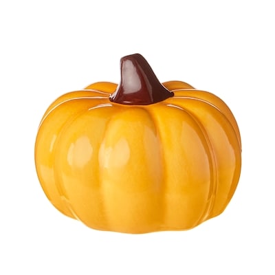 null Small Ceramic Pumpkins -Golden  1 ea, $5.00/1ea