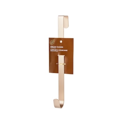 null Wreath Hanger- Matte Champagne Gold  1 ea, $9.00/1ea