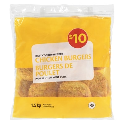 null Breaded Chicken Burger 1.5 kg, $0.67/100g