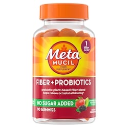 Metamucil Gélifiés de fibres quotidiens, saveur d’orange, supplément de fibres à base de plantes, 72 unités 72 ea, 0,35 $/1ch