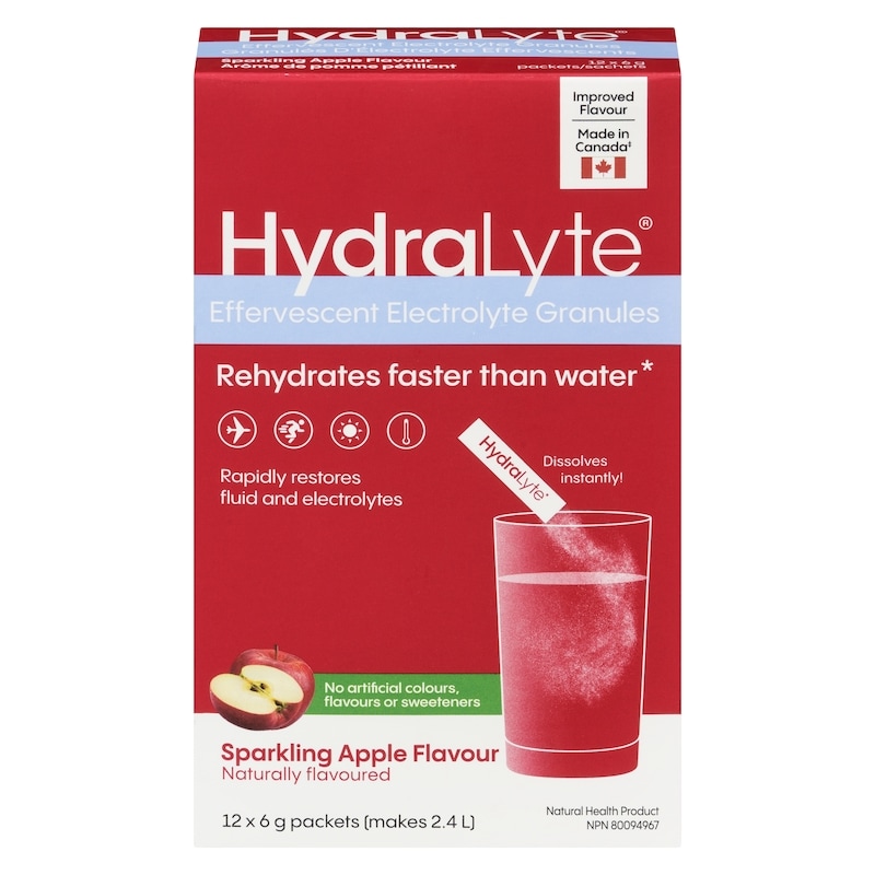 Effervescent Granule Sticks, Sparkling Apple