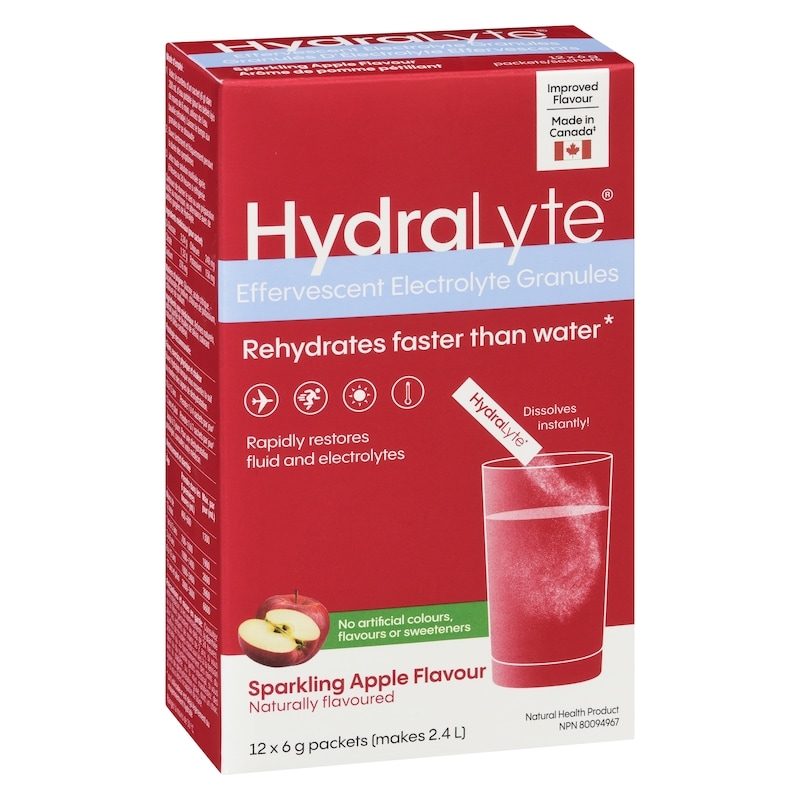 Effervescent Granule Sticks, Sparkling Apple