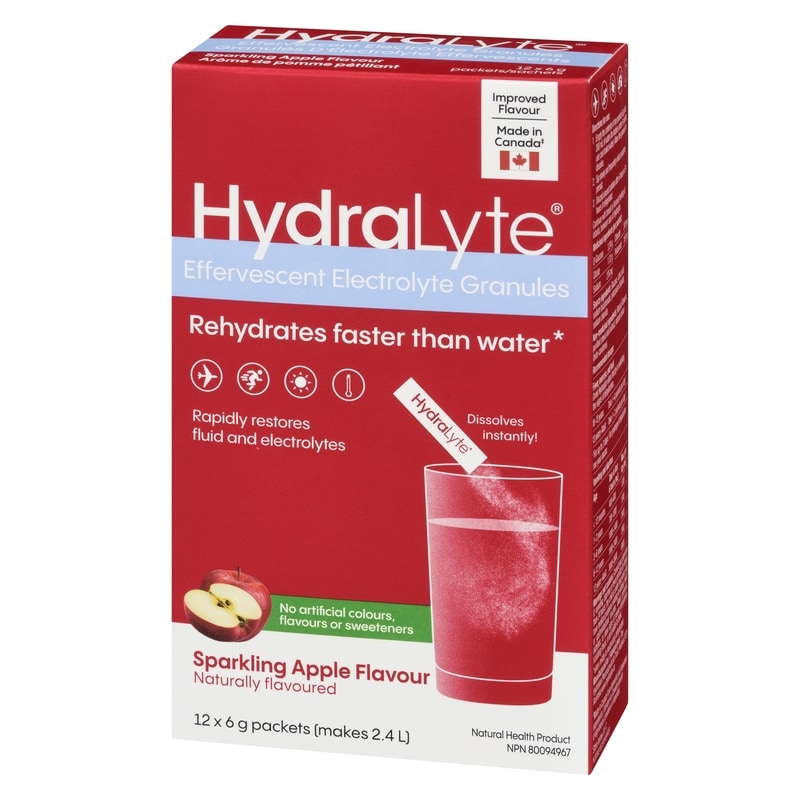 Effervescent Granule Sticks, Sparkling Apple