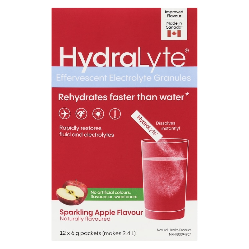 Effervescent Granule Sticks, Sparkling Apple