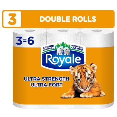 Royale Tiger Strong Paper Towel, 3 Equal 6 Rolls, 98 Sheets per Roll 3x98.0 ea, $4.66/1ea