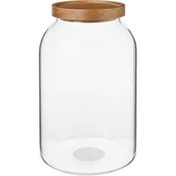le Choix du Président Grand contenant en verre avec couvercle en acacia 1 ea, 16,00 $/1ch