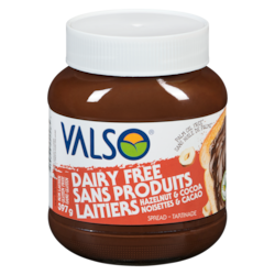 Valsoia Dairy Free Cocoa & Hazelnut Spread 397 g, $2.52/100g