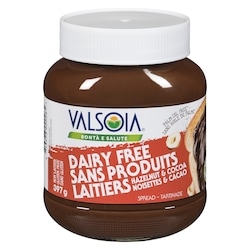 Valsoia Tartinade au cacao et aux noisettes sans produits laitiers 397 g, 2,52 $/100g