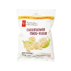 President's Choice Frozen Cauliflower Florets Club Size 1.75 kg, $0.57/100g