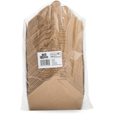null Kraft PE Box #2 (19.7cm x 14cm x 4.7cm) 50/Pack 50 ea, $20.99/1ea