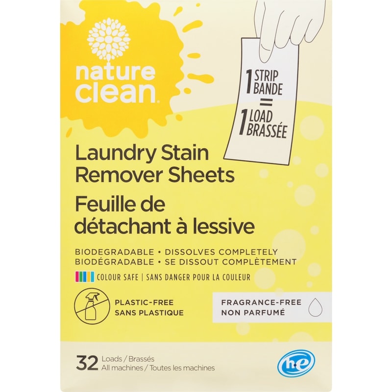 Laundry Stain Remover Sheets Fragrance-Free