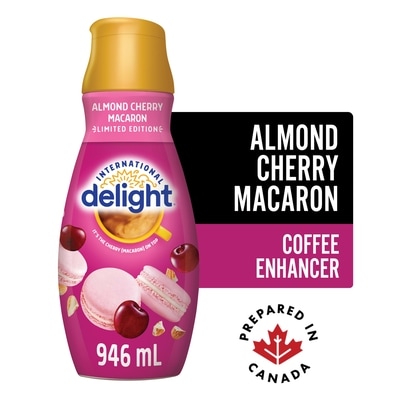 International Delight Coffee Creamer, Almond Cherry Macaron 946 ml, $0.79/100ml