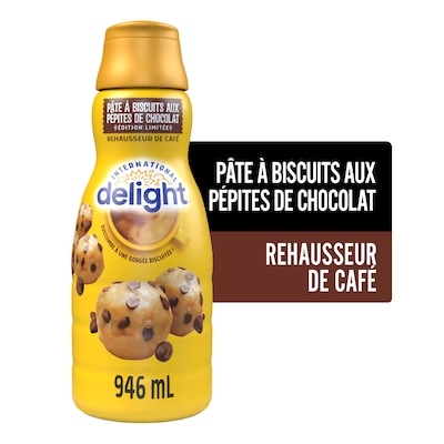 International Delight Rehausseur de café Pâte à Biscuits aux Pépites de Chocolat, édition limitée 946 ml, 0,63 $/100ml
