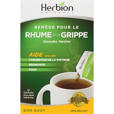 Herbion Granules herbier remède pour le rhume et la grippe 10 ea, 1,10 $/1ch