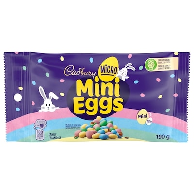 Cadbury Micro Mini Eggs, Easter Chocolatey Candy 190 g, $3.68/100g