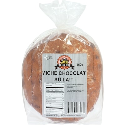 null Miche chocolat au lait 650 g, 0,92 $/100g