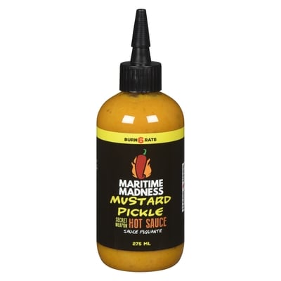 Maritime Madness Sauce piquante mustard pickle 275 ml, 4,36 $/100ml