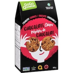 GoGo Quinoa Crunchy Cookies Chocolate Chips - 165 g | Loblaws