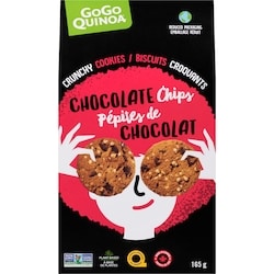 GoGo Quinoa Biscuits croquants pépites de chocolat 165 g, 2,72 $/100g