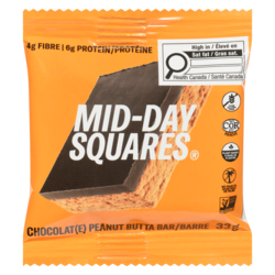 Midday Squares Fonctionnelle chocolat barre 33 g, 9,06 $/100g