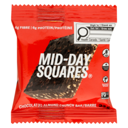 Midday Squares Functional Chocolate Bar Almond Crunch 33 g, $8.15/100g