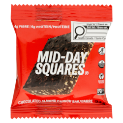 Midday Squares Fonctionnelle chocolat barre 33 g, 8,15 $/100g