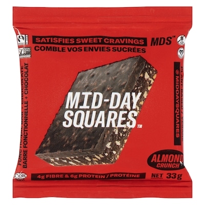 Midday Squares Fonctionnelle chocolat barre 33 g, 9,06 $/100g